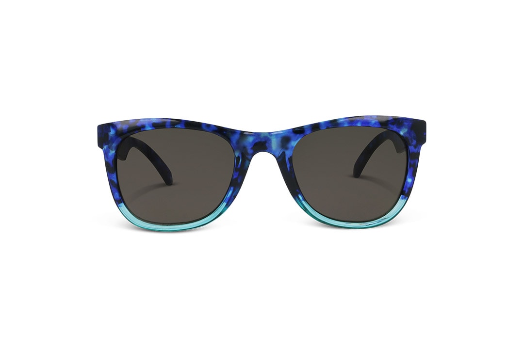 משקפי שמש לילדים Erroca Eyewear בסגנון עגול בגוון כחול מנומר