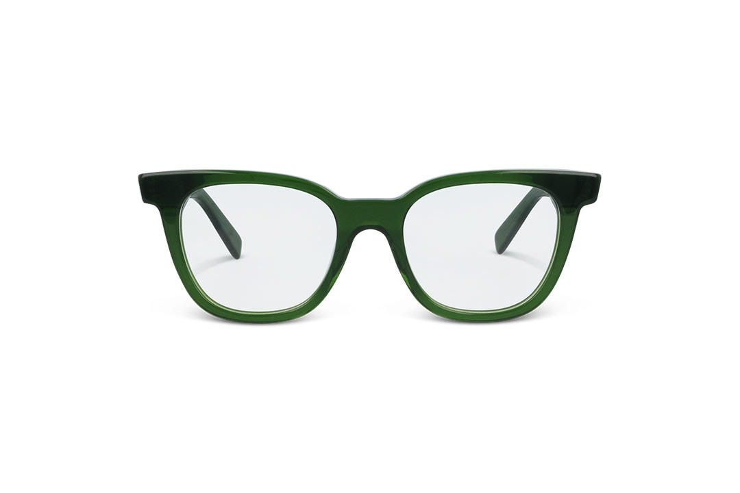 משקפי ראייה קול ריי מסגרת מרובעת  בצבע ירוק
