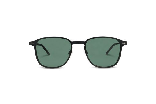 משקפי שמש Tommy Hilfiger מסגרת מרובעת  בצבע שחור ועדשות ירוקות