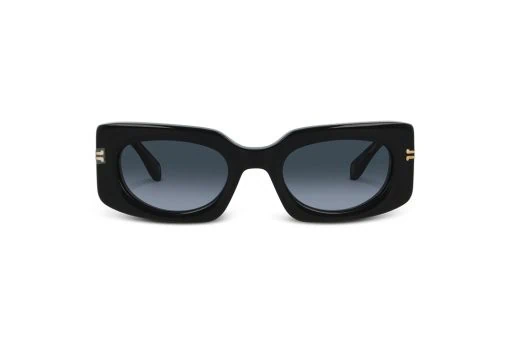 משקפי שמש Marc Jacobs מסגרת מרובעת  בצבע שחור ועדשות אפורות מדורגות