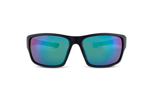 משקפי שמש Invu מסגרת ספורטיבית בצבע שחור ועדשות כחולות