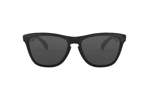 משקפי שמש Oakley Frogskins מסגרת מרובעת  בצבע שחור ועדשות אפורות