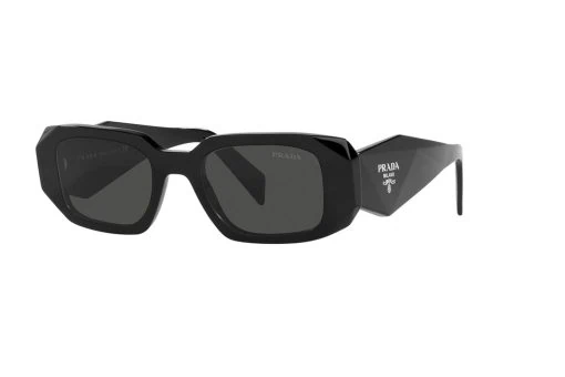 משקפי שמש Prada Runaway, מסגרת גיאומטרית בצבע שחור - יבוא מקביל