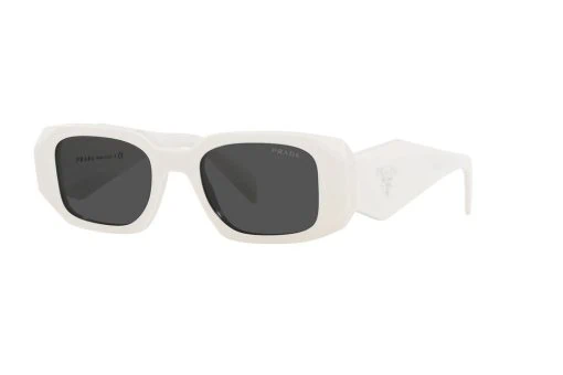 משקפי שמש Prada Runaway, מסגרת גיאומטרית בצבע לבן - יבוא מקביל