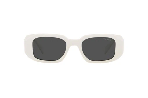 משקפי שמש Prada Runaway, מסגרת גיאומטרית בצבע לבן - יבוא מקביל