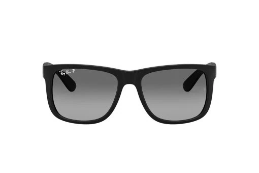 משקפי שמש Ray Ban Justin דגם אייקוני בגוון שחור ועדשות פולורייד מדורגות - יבוא מקביל