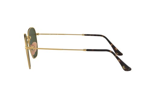 משקפי שמש Ray Ban מסגרת גיאומטרית בצבע זהב (S) - יבוא מקביל