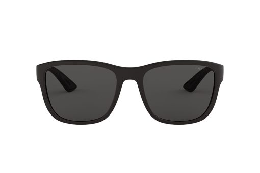 משקפי שמש Prada מסגרת מרובעת  בצבע שחור - יבוא מקביל