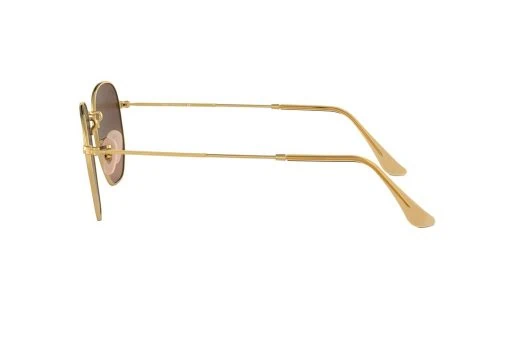 משקפי שמש Ray-Ban מסגרת   גאומטרית בצבע זהב - יבוא מקביל