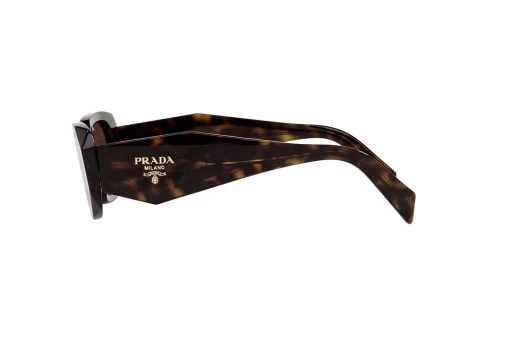 משקפי שמש Prada Runaway, מסגרת גיאומטרית בצבע חום - יבוא מקביל