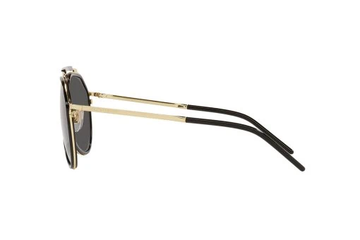 משקפי שמש Dolce&Gabbana מסגרת טייסים בצבע זהב - יבוא מקביל