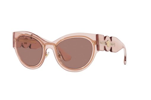 משקפי שמש Versace מסגרת חתולית בצבע ורוד - יבוא מקביל