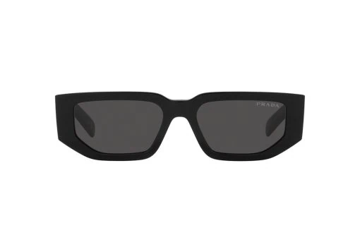 משקפי שמש Prada מסגרת מרובעת בצבע שחור - יבוא מקביל