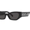 משקפי שמש Dolce & Gabbana מסגרת חתולית בצבע שחור - יבוא מקביל