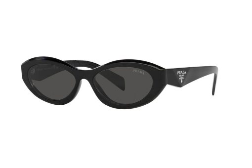 משקפי שמש Prada מסגרת אובלית בצבע שחור - יבוא מקביל