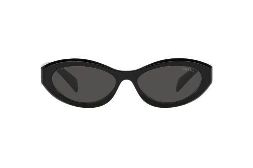 משקפי שמש Prada מסגרת אובלית בצבע שחור - יבוא מקביל