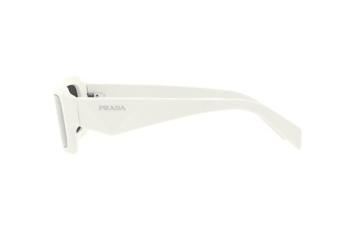 משקפי שמש Prada מסגרת מרובעת  בצבע לבן - יבוא מקביל