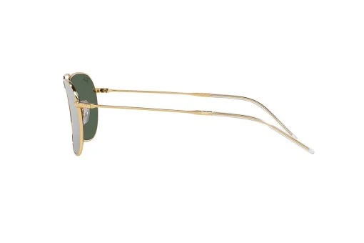 משקפי שמש Ray Ban Reverse מסגרת טייסים בצבע זהב ועדשות ירוקות