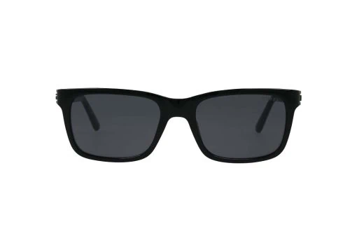 משקפי שמש Guess מסגרת מרובעת  בצבע שחור ועדשות אפורות
