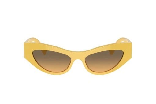 משקפי שמש Dolce & Gabbana מסגרת חתולית בצבע צהוב