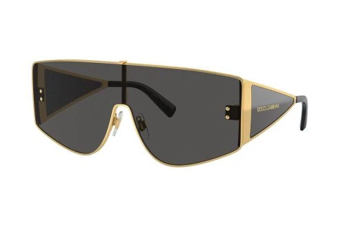 משקפי שמש Dolce & Gabbana מסגרת מסיכה בצבע זהב