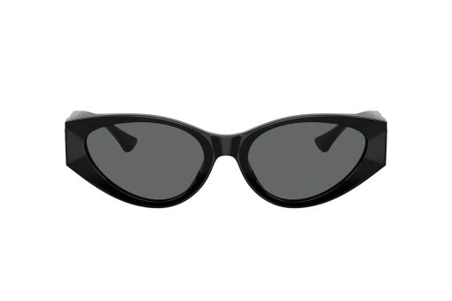 משקפי שמש Versace מסגרת חתולית  בצבע שחור