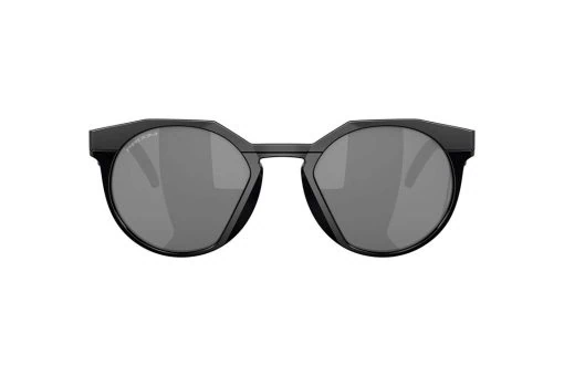משקפי שמש Oakley מסגרת עגולה בצבע שחור ועדשות אפורות