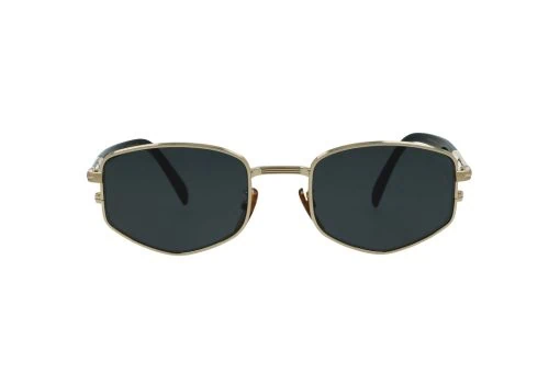 משקפי שמש DB eyewear by David Beckham מסגרת גאומטרית בצבע זהב