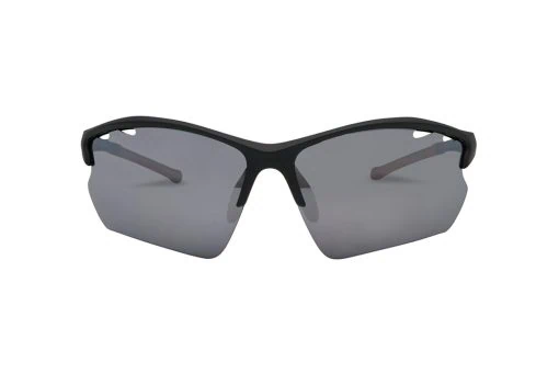 משקפי שמש Invu מסגרת ספורטיבית  בצבע שחור ועדשות  אפורות