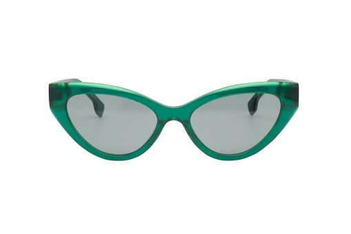 משקפי שמש Ekkiu מסגרת חתולית בצבע ירוק
