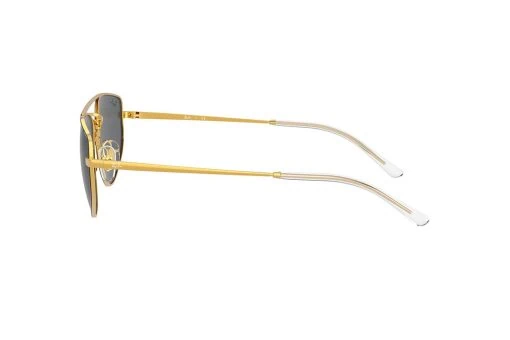 משקפי שמש Ray Ban מסגרת גאומטרית בצבע זהב ועדשות אפורות